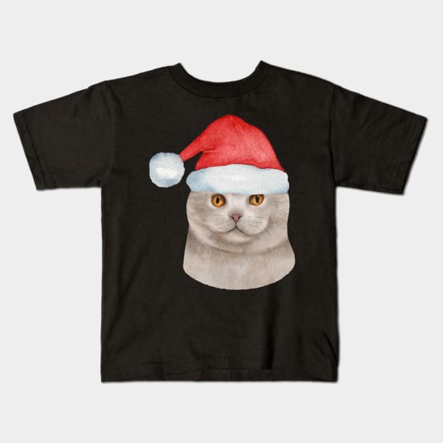 Cute And Lovely Animals With Christmas Kids T-Shirt by AbstractArt14